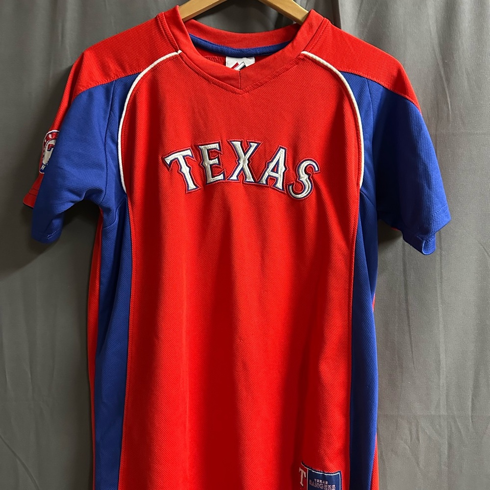 Texas rangers Red and Blue jersey